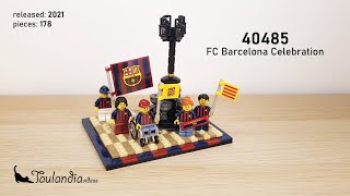 LEGO GWP Icons 40485: FC Barcelona Celebration (2021) - Unboxing and speed building