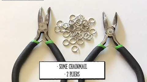 How to make a Spiral 4 in 1 Chain Mail Bracelet