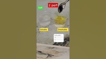 soluble or insoluble  - science experiment #scienceexperiment #experiment