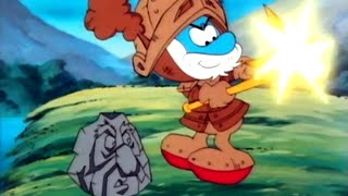 O Papai Smurf conseguiu a Excalibur! • Os Smurfs • Desenhos animados para crianças