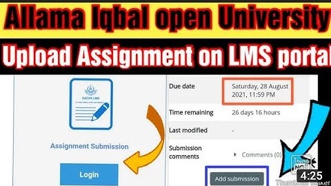 AIOU /How to upload Assignments on Microsoft team or Aaghi LMS portal /Aiou ke Assignment new method