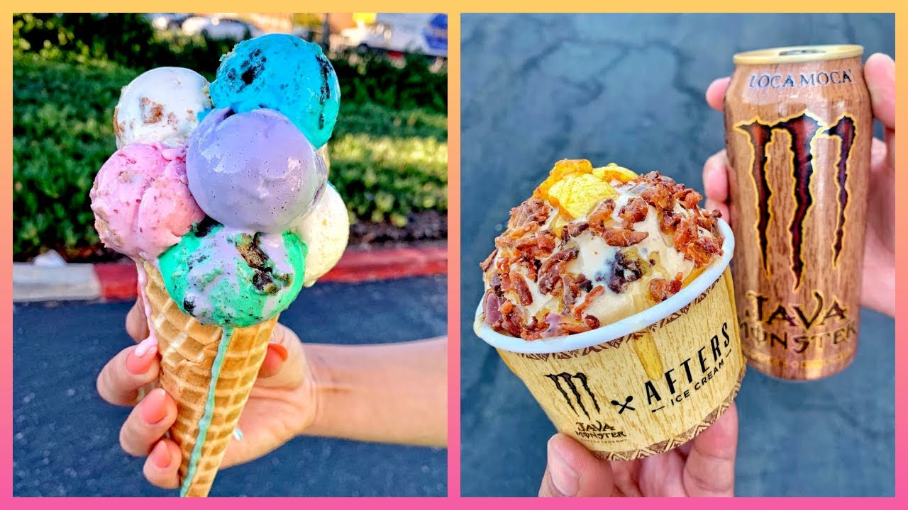 Unique Ice Cream Experiences In HOLLYWOOD!! Mouth Watering Ice Creams