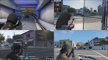 Mandem Have a Shootout With Cops After a Vault Heist (Multi POV) | NoPixel Mandem GTA RP