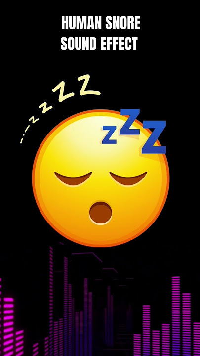 Human Snore Sound Effect #shorts