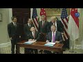 President Trump Conducts a Signing Ceremony with Prime Minister Lee Hsien Loong