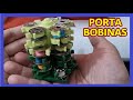 ¡ Espectacular torre PORTA BOBINAS l organizador de carretes de hilo