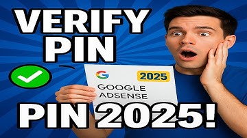How to Verify Google AdSense PIN in 2025! Step-by-Step for Beginners!