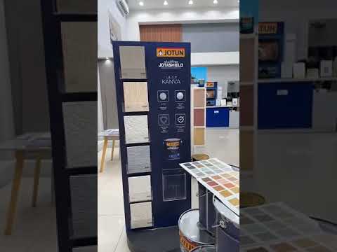 فيديو للفايده بيتحدث فيه عن اصباغ جوتن الخارجية كانفا وهو مقاوم للغبار والاتربه وقابل للغسيل