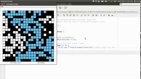 Percolation system via Monte Carlo Simulation