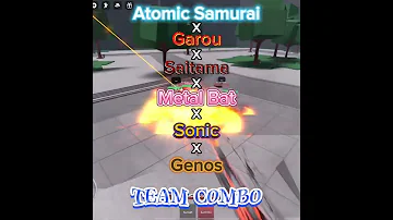 ALL Characters Team Combo The Strongest Battlegrounds 