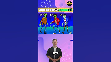 Who is not a zombie?|#quizriddles #quizziz #quiz #quizess #quizquiz #quiztime
