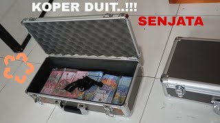 REVIEW..!!! KOPER UANG TEMPAT PENYIMPANAN DUIT HARDCASE SENJ4T4