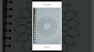 Circle Mandala #mandala #mandalaart #pattern #doodle #doodling #art #meditativemandalaart #black