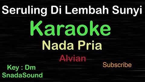 SERULING DI LEMBAH SUNYI-Lagu Nostalgia-Alvian|KARAOKE NADA PRIA -Male-Cowok-Laki-laki@ucokku​⁠