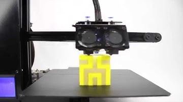 Genesis 3D Printer Time Lapse - Hilbert Cube in PLA/PVA