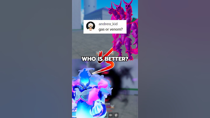 Venom or Gas Fruit? 🤔 (Showcase) #bloxfruits