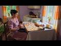 MARIA'S PEACEFUL SUMMER DAY - Blueberry Dumplings &amp; Strawberry Pie in the Carpathians