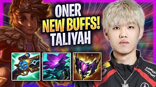 ONER TRIES TALIYAH WITH NEW BUFFS! - T1 Oner Plays Taliyah JUNGLE vs Fiddlesticks! | Season 2024