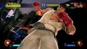 MARVEL VS. CAPCOM: INFINITE spencer and ryu vs spencer and ryu