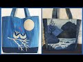 beautiful new handmade bags collection/denim bags/girls jeans bag designs