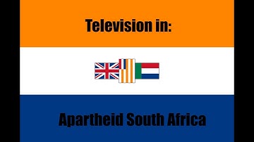 What was TV in Apartheid South Africa like?