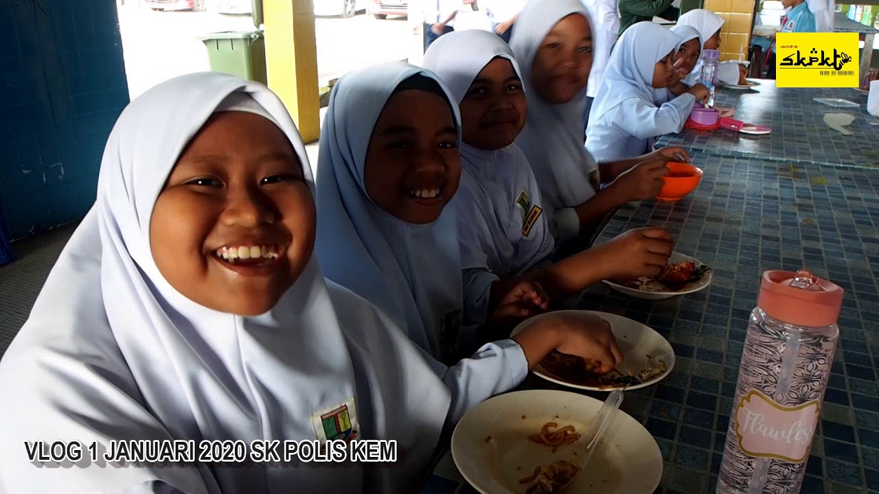 Vlog Hari Pertama Persekolahan 1 Januari 2020 SK Polis Kem