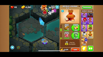 Bloons TD6 - Sunken Columns - Hard - NO MONKEY KNOWLEDGE
