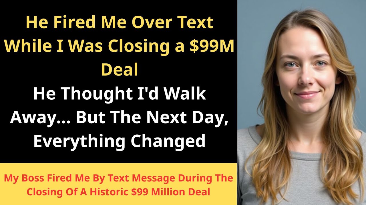 My Boss Fired Me By Text Message During The Closing Of A Historic 99