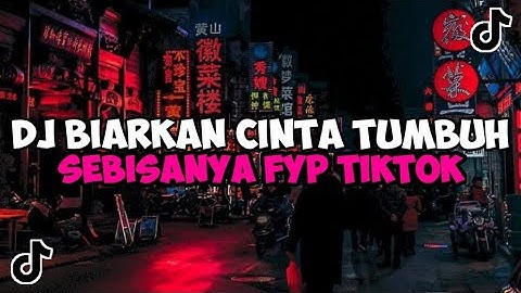 DJ BIARKAN CINTA TUMBUH SEBISANYA || DJ KARENA SU SAYANG JEDAG JEDUG MENGKANE VIRAL TIKTOK