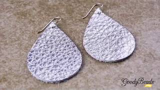 DIY Leatherette Earrings Using the Sizzix Big Shot