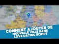 Comment ajouter de nouvelle ville dans love dating script