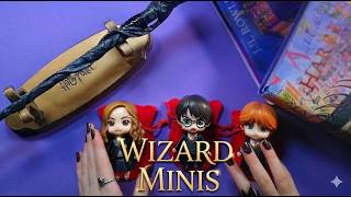 Wizard School Mini Figures ✨ Harry, Hermione &amp; Ron | Aesthetic Desk Display