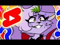 Roxane Wolf At A Restaurant = EPIC FAIL // FUNNY FNAF Security Breach ANIMATIC #shorts