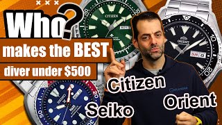 Dive Watch Battle! Seiko, Citizen, Orient - Who's Best?