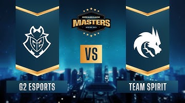 CS:GO - Team Spirit vs. G2 Esports [Mirage] Map 1 - DreamHack Masters Spring 2021 - Group A