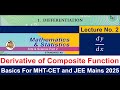 Differentiation Lecture 02 | Class 12 | Derivative of Composite Function | IMP4JEE and MHT-CET 2025