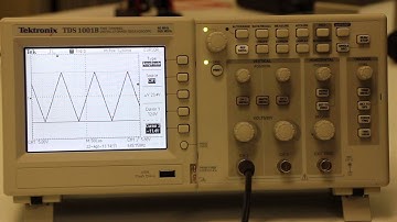Cursor use on oscilloscope