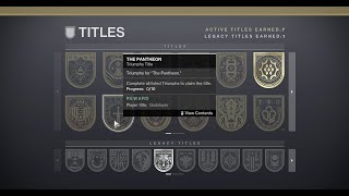 How To Get The GODSLAYER Title