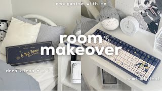 clean and reorganise my room with me 🫧my room makeover, IQUINIX keyboard unboxing, productive days