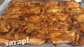 UPSIDE DOWN BANANA CINNAMON ROLL\/CINNAMON BANANA JELLY BREAD\/LUTONG TINAPAY ORIGINAL RECIPE