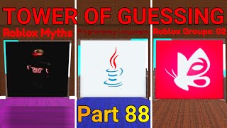 ROBLOX Tower of Guessing (Part 88)