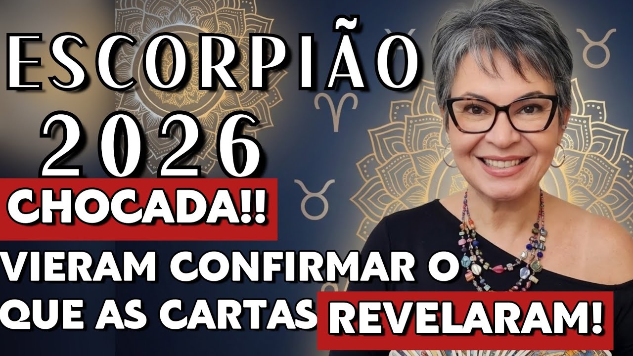🍾ESCORPIÃO♏️CHOCADA!! VIERAM CONFIRMAR O QUE AS CARTAS REVELARAM!! #2026 #escorpião #tarot 
