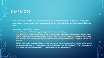 Lecture 5 of 18 : How to take snapshots in oracle virtual box