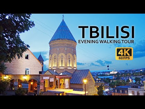 MAGICAL EVENING in Tbilisi, Georgia | Tbilisi walking tour in old center 2023