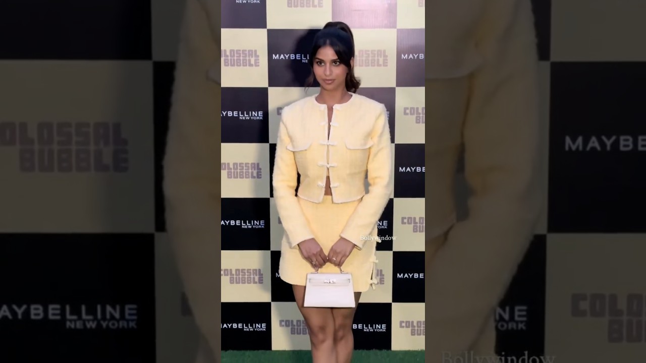 suhana khan spotted at event 🔥 