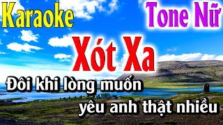 Xót Xa Karaoke Tone Nữ - Lâm Organ - Beat Mới