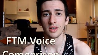 FTM 2.5 years on Testosterone voice comparison
