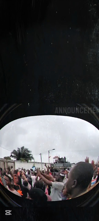 gabonese celebrate as military officers claimed to have seized control after bongo won elections 🇬🇦