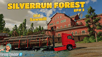 Big Investment in Old Sawmill - FS22 Silverrun Forest - Farming Simulator 22 - PS5- EP# 3