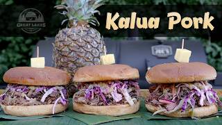 BBQ Kalua Pork Sandwiches - Mouthwatering Hawaiian Pork on the Smoker